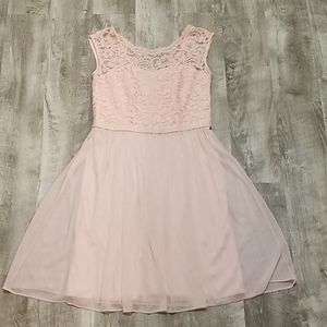 Pink bridesmaids dress